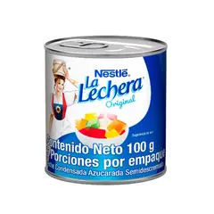 NESTLE - Leche condensada La Lechera Lata x 100 Gramos