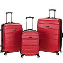 ROCKLAND - Maleta de mano expandible con ruedas spinner 3 piezas