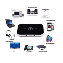GENERICO - Receptor Y Transmisor Nfc Bluetooth 5.0 Negro