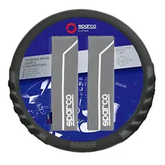 SPARCO - Cubre Volante PVC + Cubre Cinturon PES Gris SPS106GR