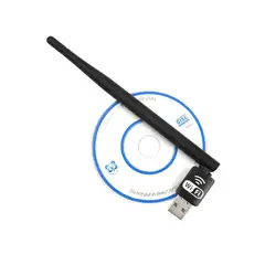 GENERICO - Adaptador Receptor Wifi Usb Inalambrico 1200 Mbps Con Antena