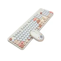 GENERICO - Combo Teclado Y Mouse Inalambrico 24ghz Weibo Wb216 Redondo