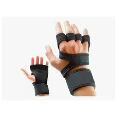 GENERICO - Guantes Calleras Muñequeras Gimnasio Pesas Gym Deporte