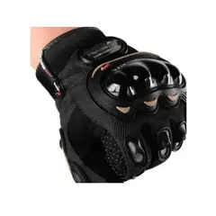 GENERICO - Guantes Moto Ciclista Con Proteccion En Nudillos Y En Palmas