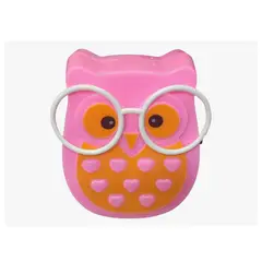 GENERICO - Luz Nocturna De Búho Decorativa Habitación Bebés Enchufe Rosa