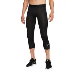 NIKE - Lycra Corta M Np Df 3Qt Tight Hombre -Negro