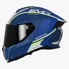 SPARTAN - CASCO HAWK SV CERTIFICADO ECE2206 TITAN AZUL MATE M