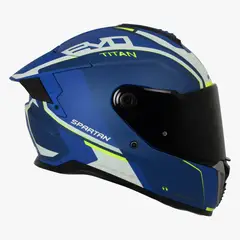 SPARTAN - CASCO HAWK SV CERTIFICADO ECE2206 TITAN AZUL MATE XL