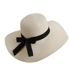 GENERICO - Sombrero Pava Playa Sol para Marron Cinta