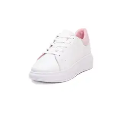 BALLERINA - Tenis Para Niñas Blanco x Rosado Ballerinas Riley