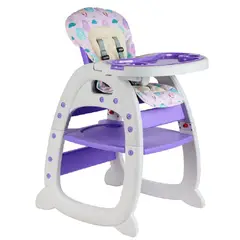 GENERICO - Silla Comedor Escritorio Bebe Infantil 2 en 1 Reclinable