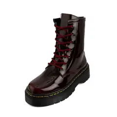 VILLABONR - Bota Charol Mujer VMD-5033 Vinotinto