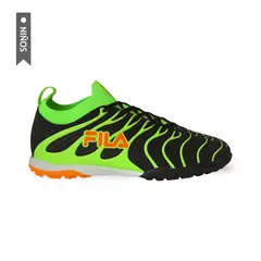 FILA - Zapatillas Hyperflex Turf Niño-Negro