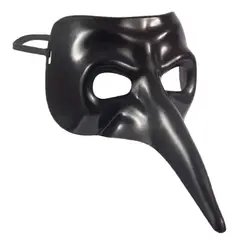 GENERICO - Mascara Antifaz De Peste Negra Pico Largo Disfraz