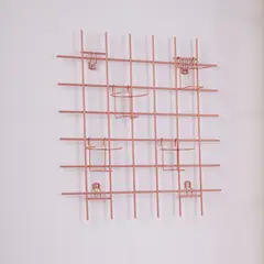 REJIPLAS - Marco + 4 soportes matera jardin plastif Golden Rouse