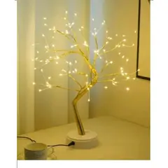 HOGAR DE MIS SUENOS - Lámpara ZenTree Luz Relajante en Forma de Bonsái