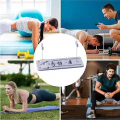 GENERICO - Tabla De Pilates Ejercicios Multifuncional Plegable Portatil