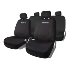 SPARCO - Set Fundas Cubreasiento Universal 11 Piezas SPS468RD