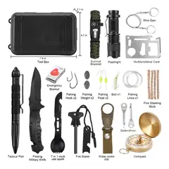 GENERICO - Kit De Supervivencia 28 En 1 Para Hombres Y Familias