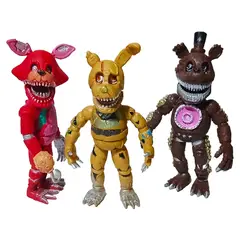 GENERICO - Colección X3 Five Nights At Freddys Freddy Springtrap Foxy