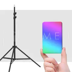 ULANZI - Combo Trípode Y Luz Led Rgb Panel Vl120 Multicolor