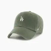 47 BRAND - Gorra Los Angeles Dodgers 47 Clean Up Verde Musgo Logo Pequeño - Original