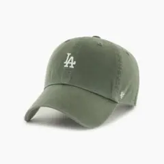 47 BRAND - Gorra Los Angeles Dodgers 47 Clean Up Verde Musgo Logo Pequeño - Original