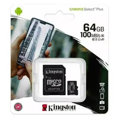 KINGSTON - Memoria Micro SD De 100MB/s SDCS2 B2B 64 GB