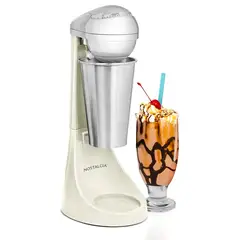 NOSTALGIA - Batidora malteadora potente 100 watts 450 ml
