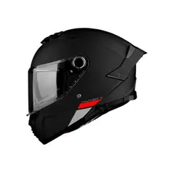 MT HELMETS - CASCO Thunder 4 SV Solid A1 Matt Black TALLA L