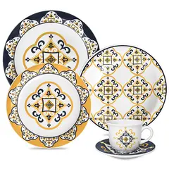 OXFORD - VAJILLA CERAMICA 20 PZAS 4 PTOS SAO LUIS