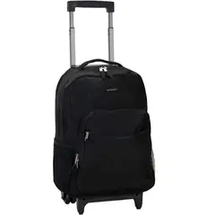 ROCKLAND - Mochila con ruedas doble mango 17