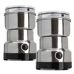 CHEF MASTER - Set x2 Molinillo Eléctrico para Café Especias Semillas 150W