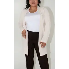 L Y H - Chilango Para Mujer Manga Larga Khaki Oscuro Marca L&H