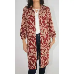 L Y H - Chilango Para Mujer Manga 34 Burdeos Marca L&H