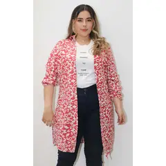 L Y H - Chilango Para Mujer Manga 34 Rosa Marca L&H