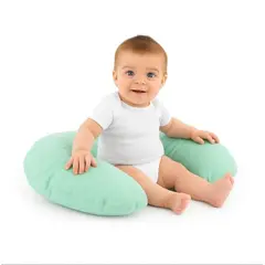 GENERICO - Cojin Estabilizador de Lactancia Multiusos Dona Tela Peluche Menta