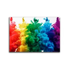 VENECIA - Cuadro Decorativo Colores Humo XL 120x80 - impresion en Tela Poliester