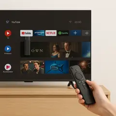 GENERICO - TV Stick Android 4K Wi-Fi HDMI Smart TV Control Remoto