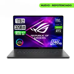 ASUS - ROG ZEPHYRUS INTEL ULTRA 9-185H RTX 4070 8GB SSD 1TB RAM 32GB OLED 16" 240Hz