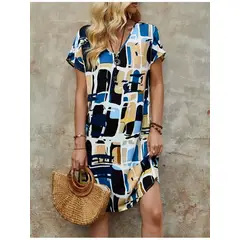 BABY BEE - Vestido Para Mujer Manga Corta