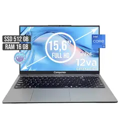 COMPUMAX - PORTATIL INTEL CORE I5-12450H SSD 512GB RAM 16GB LED 15,6 FULL HD