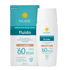 NUDE - Protector Solar Fluido Con Color Spf60 50mL