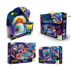 RONDA - Oferta74 - Batwheels: Vajilla + Romp x 50 Pzas + Romp x 25 Pzas + Memoria