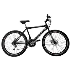 SFORZO - Bicicleta Montaña Rin 26 Disco Rigida Negra
