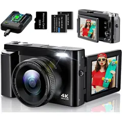 GENERICO - Camara Digital 4k Para Fotografia Enfoque Automatico Uhd