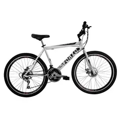 SFORZO - Bicicleta Montaña Rin 26 Disco Rígida Blanca