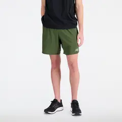 NEW BALANCE - Pantaloneta Original Impact Run Verde Hombre