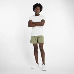 NEW BALANCE - Pantaloneta Original RC 7" Verde Para Hombre