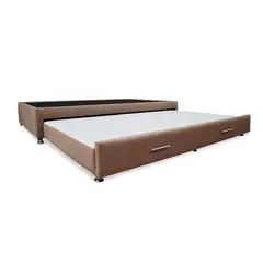 GENERICO - Cama Tarima Nido Comfort 120 Semidoble Camel